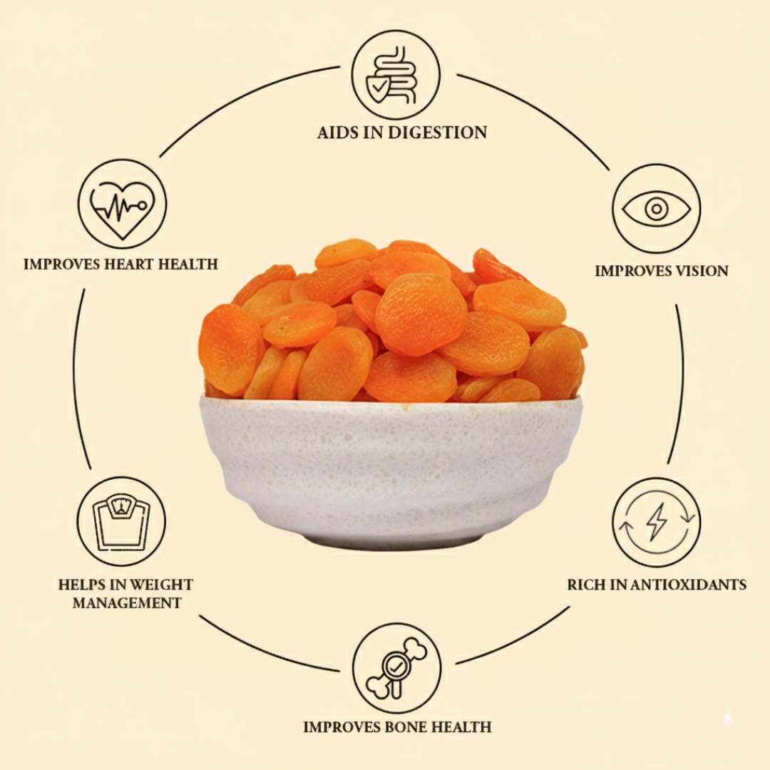 Dried Apricots 1Kg Pack