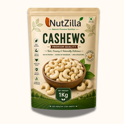Crunchy Cashews 1 Kg Pack