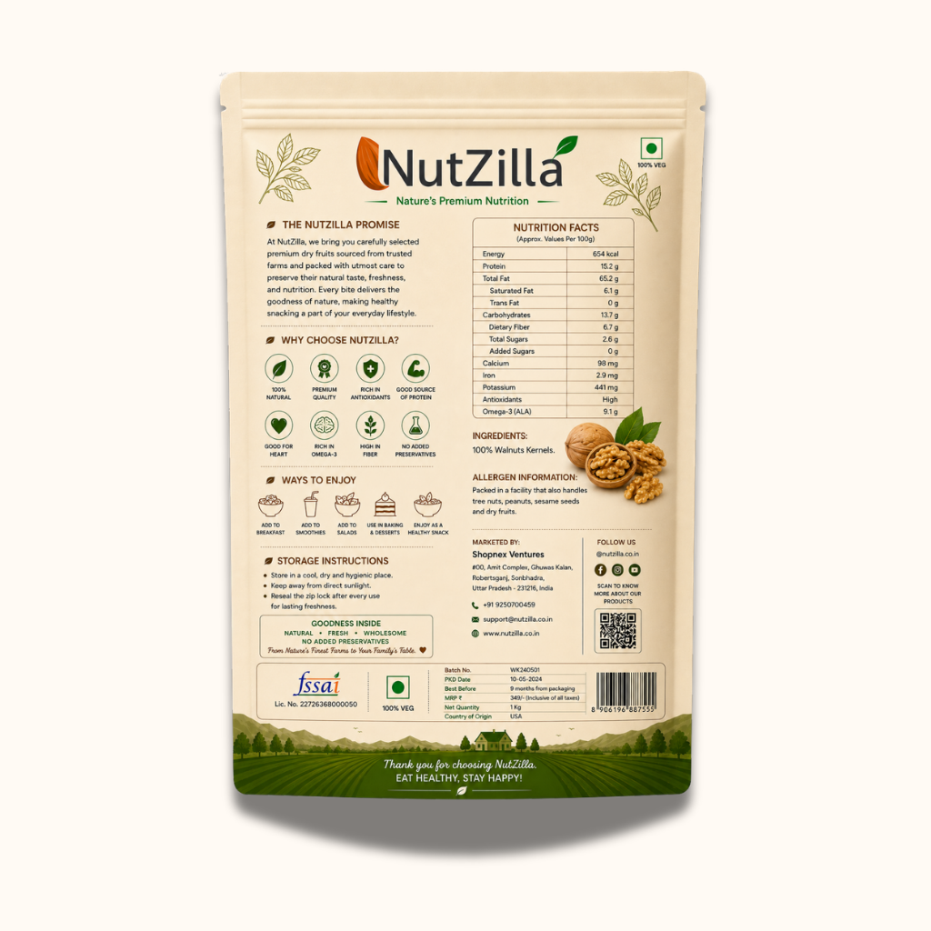 Walnuts 1 Kg Pack